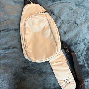 Puma Beige Sling Backpack